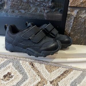pediped Baby GripNGo Franklin Black Leather Comfort Active Dress Sneaker size 26